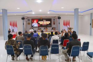 Polres Sintang Gelar Press Release Akhir Tahun 2024